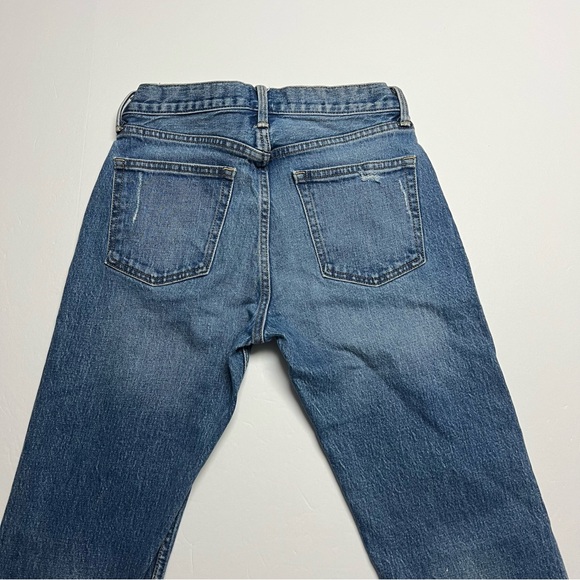 Gap x Cone Denim Distressed High Rise Straight Leg Jeans Size: 26x28 - Picture 5 of 7